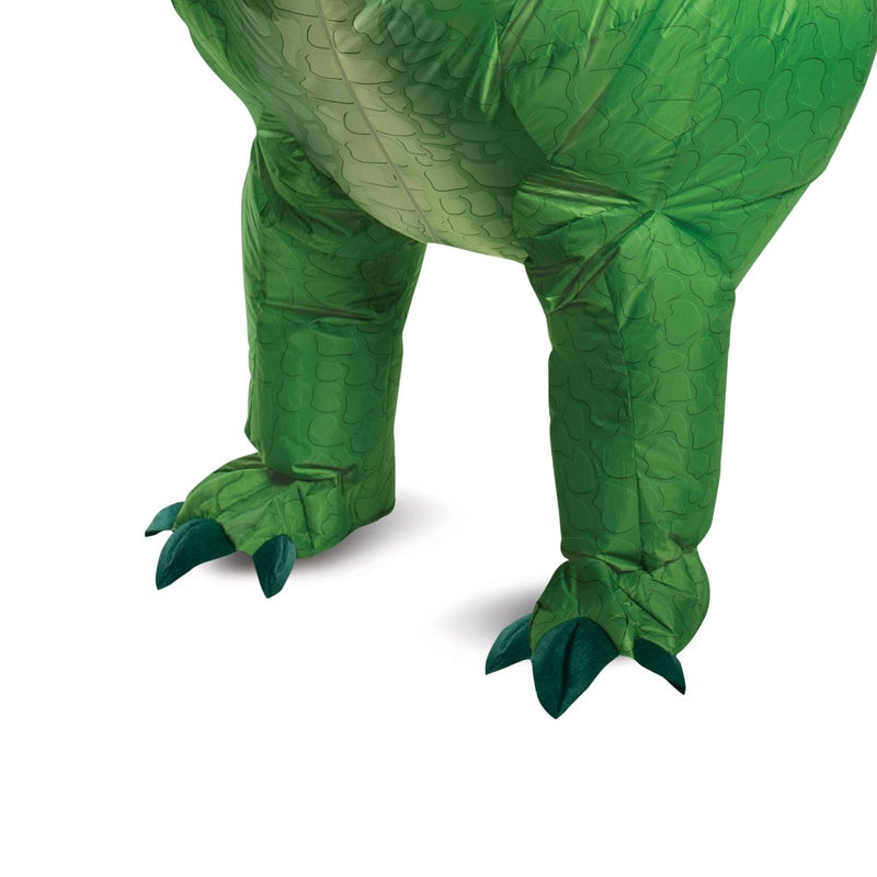 Disguise Disney Pixar Rex Inflatable Toy Story 4 Adult Costume -Green, One Size Adult - Image 4